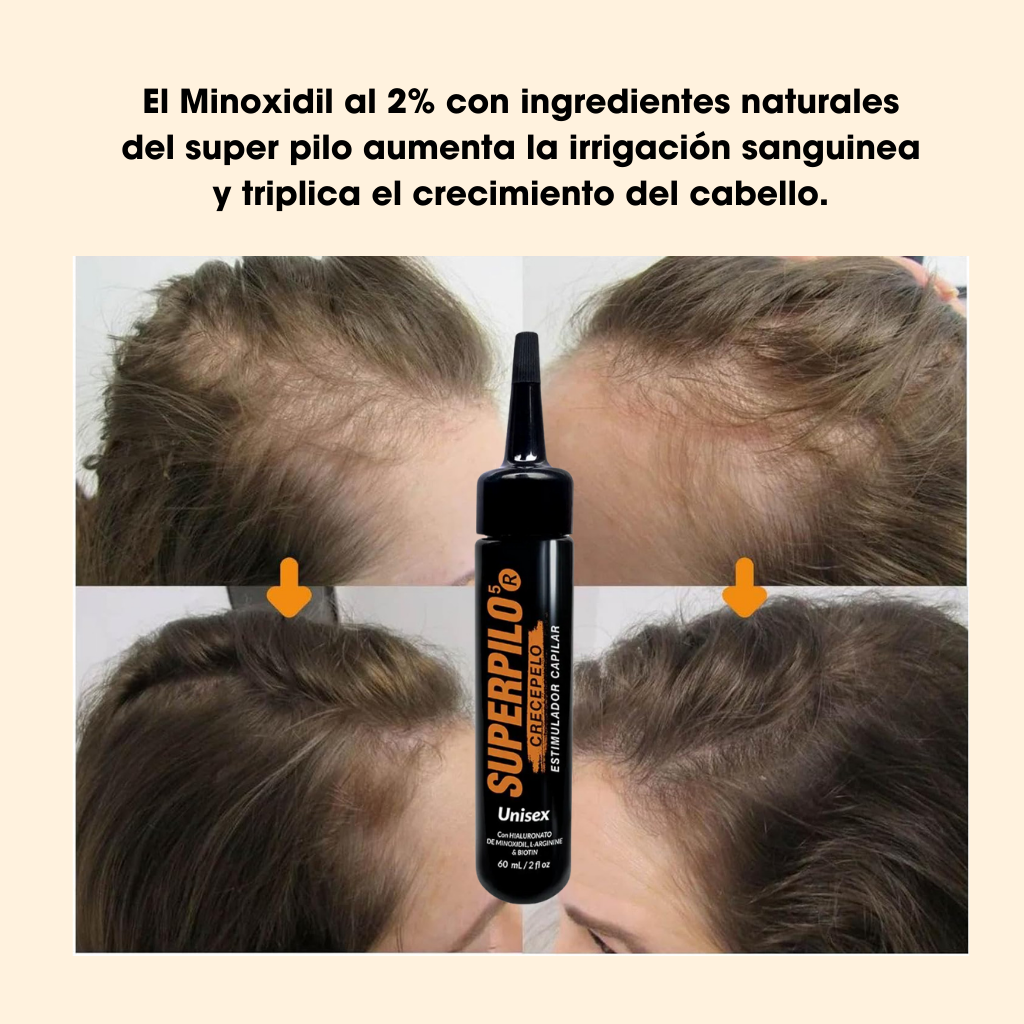 Super pilo Bomba Crecimiento con Minoxidil al 2%